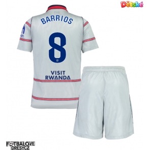 Atletico Madrid Pablo Barrios #8 Dětské Alternativní dres komplet 2026-27 Krátký Rukáv (+ trenýrky)